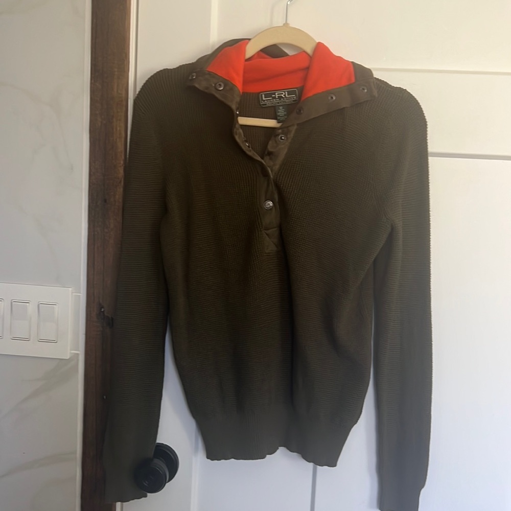 Ralph Lauren green active sweater
